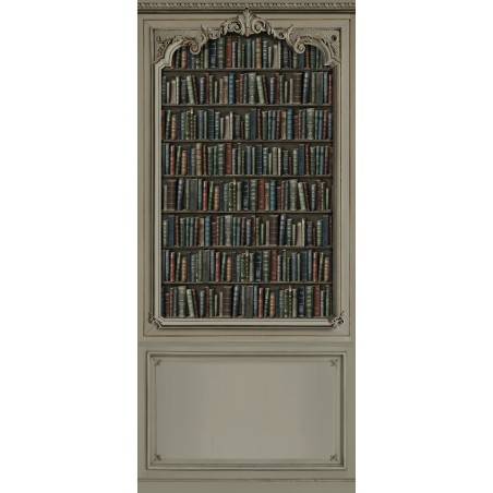 Bronze Haussmann bookcase 133cm