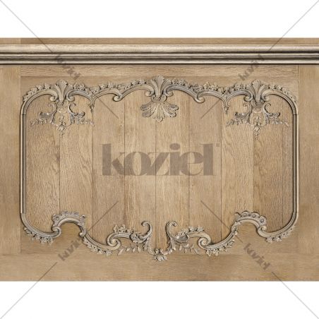 Louis XV sanded oak wainscot wall decor
