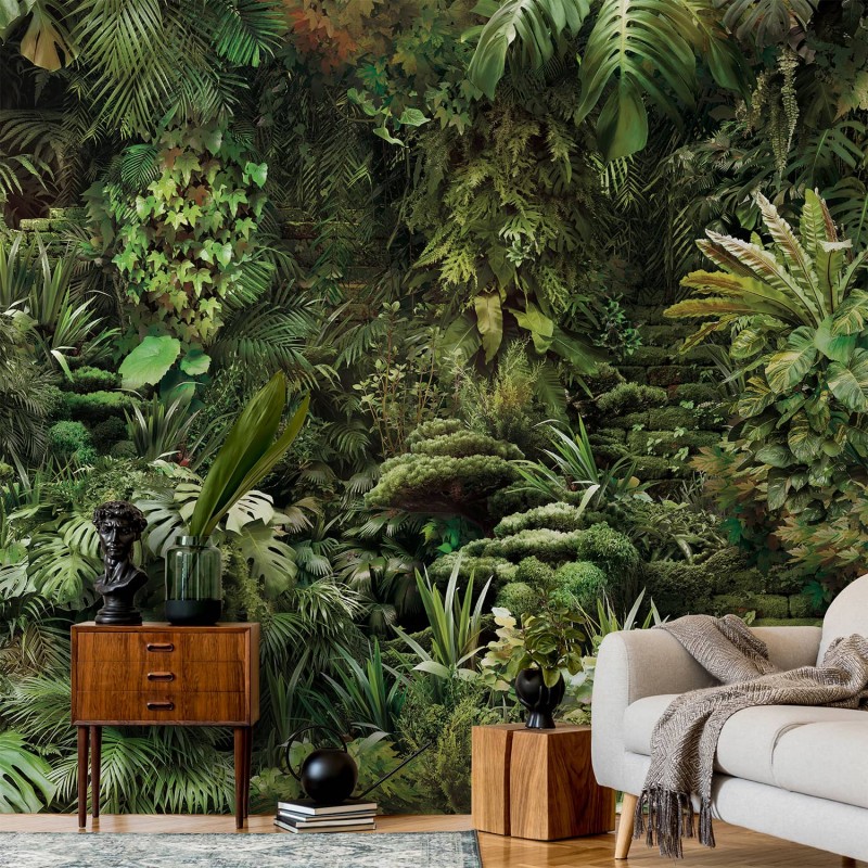 Jungle Theme Kids Room Wallpaper  lifencolors