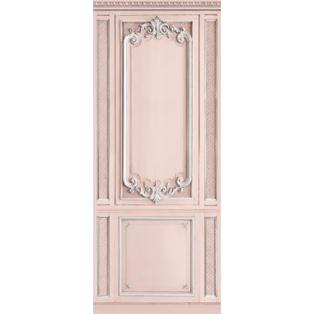 Light pink pastel triple haussmannian panelling 103cm