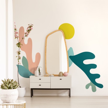 Aquatic Eden Paperpaint® mural - Size L