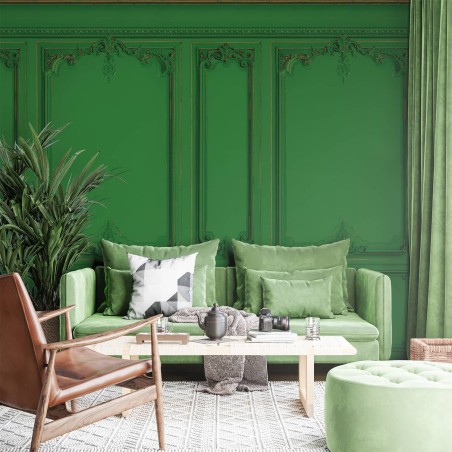 Set of Haussmann wood panels - Emerald