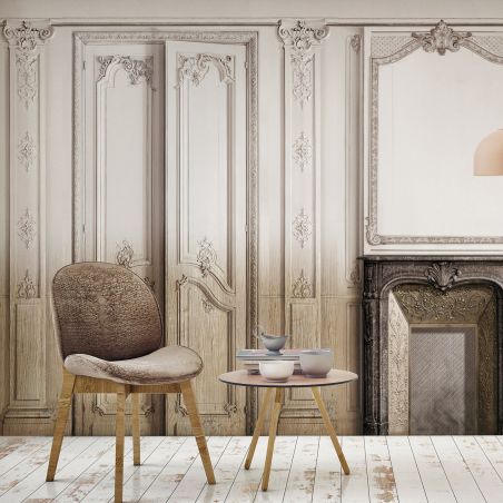 French panels wallpaper - Tie and Dye