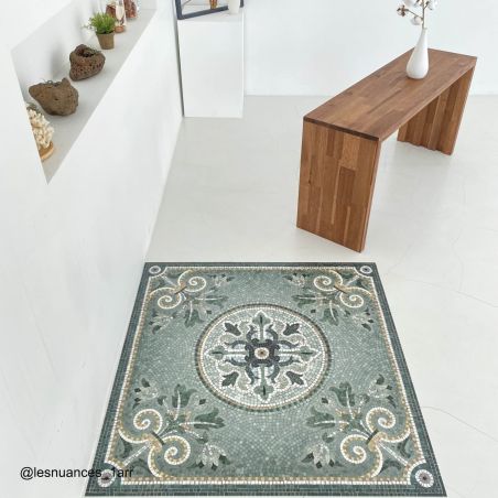 Vinyl mosaic rug Amanda - XL Table size