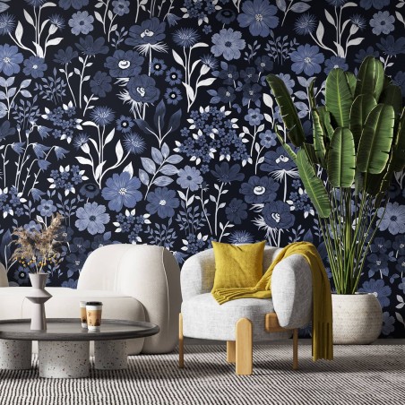 Luna wildflowers wallpaper
