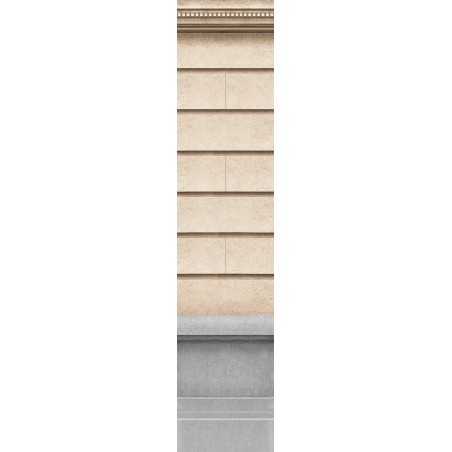 Décor façade Haussmannienne mur nu 65cm
