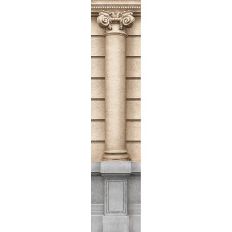 Smooth column of haussmannian facade