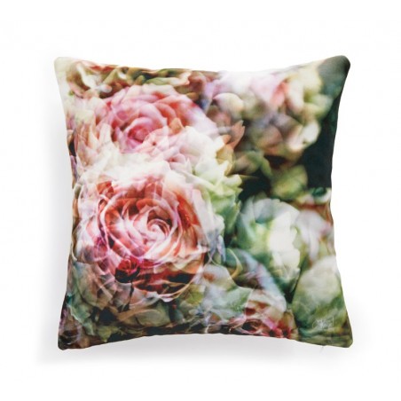 Coussin Roses anglaises série 1