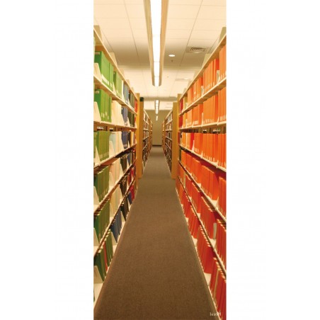 Decor 70's archive corridor